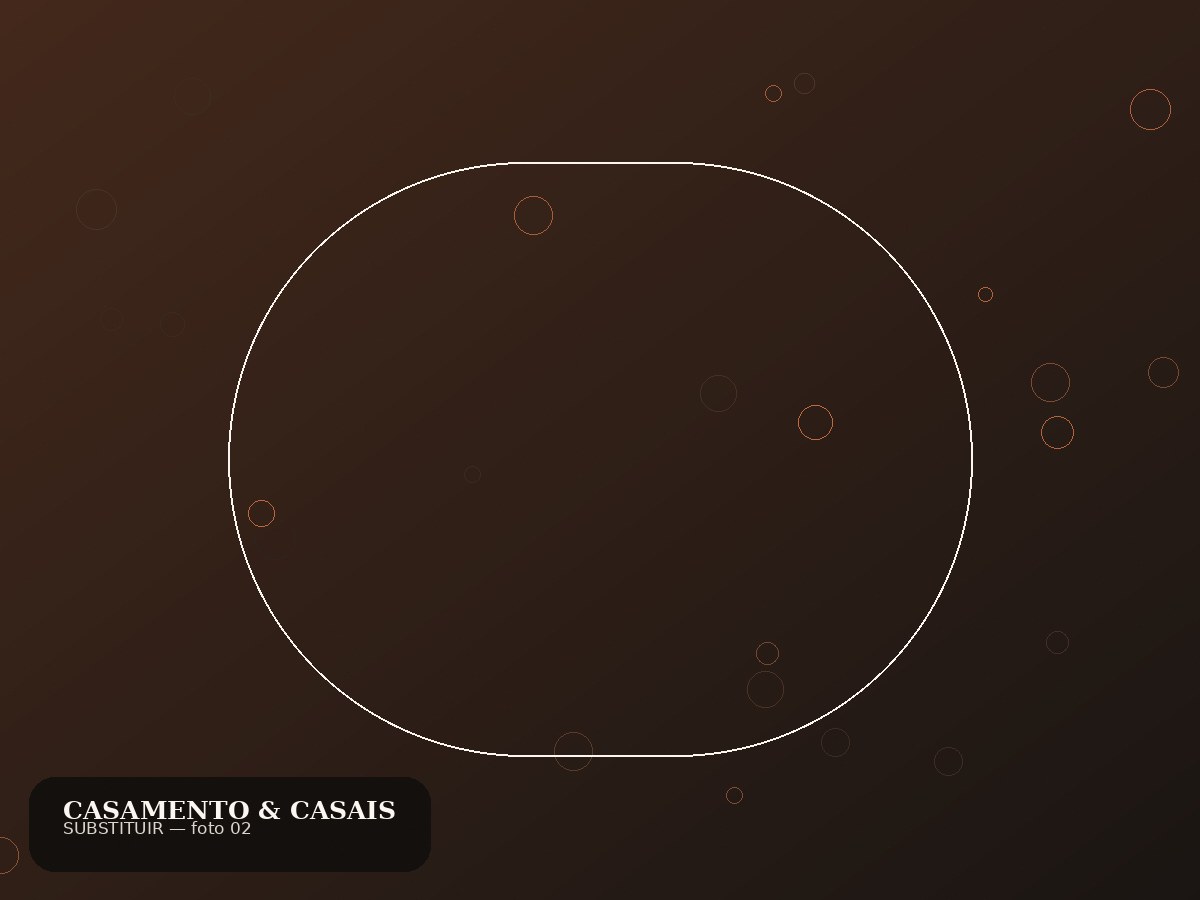Decoração de casamento e encontro de casais